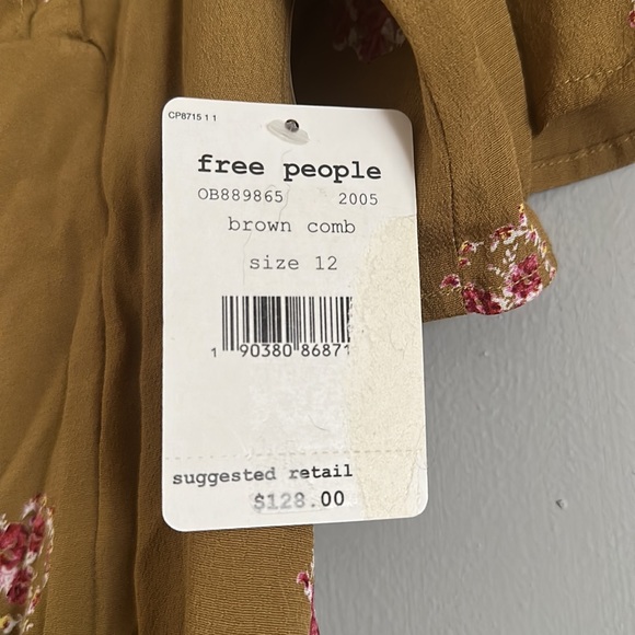 Free People mockingbird mini dress with open back - Picture 8 of 8